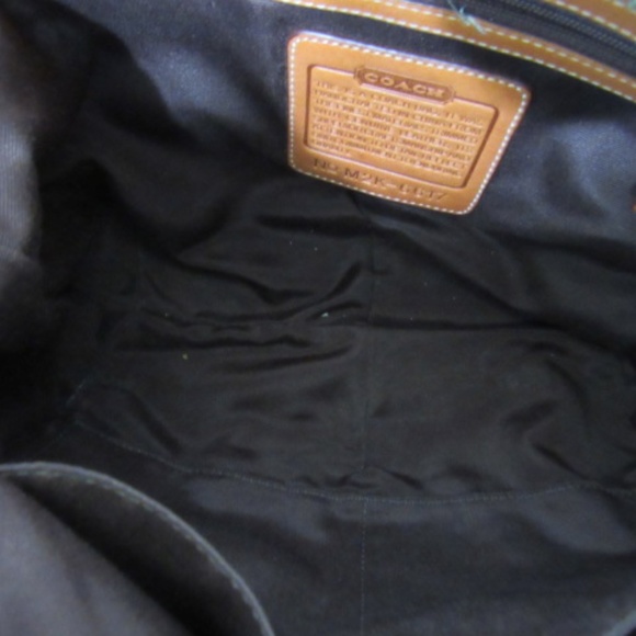 Coach Soho Hampton Signature Brown Small Hobo Bag - Picture 8 of 10